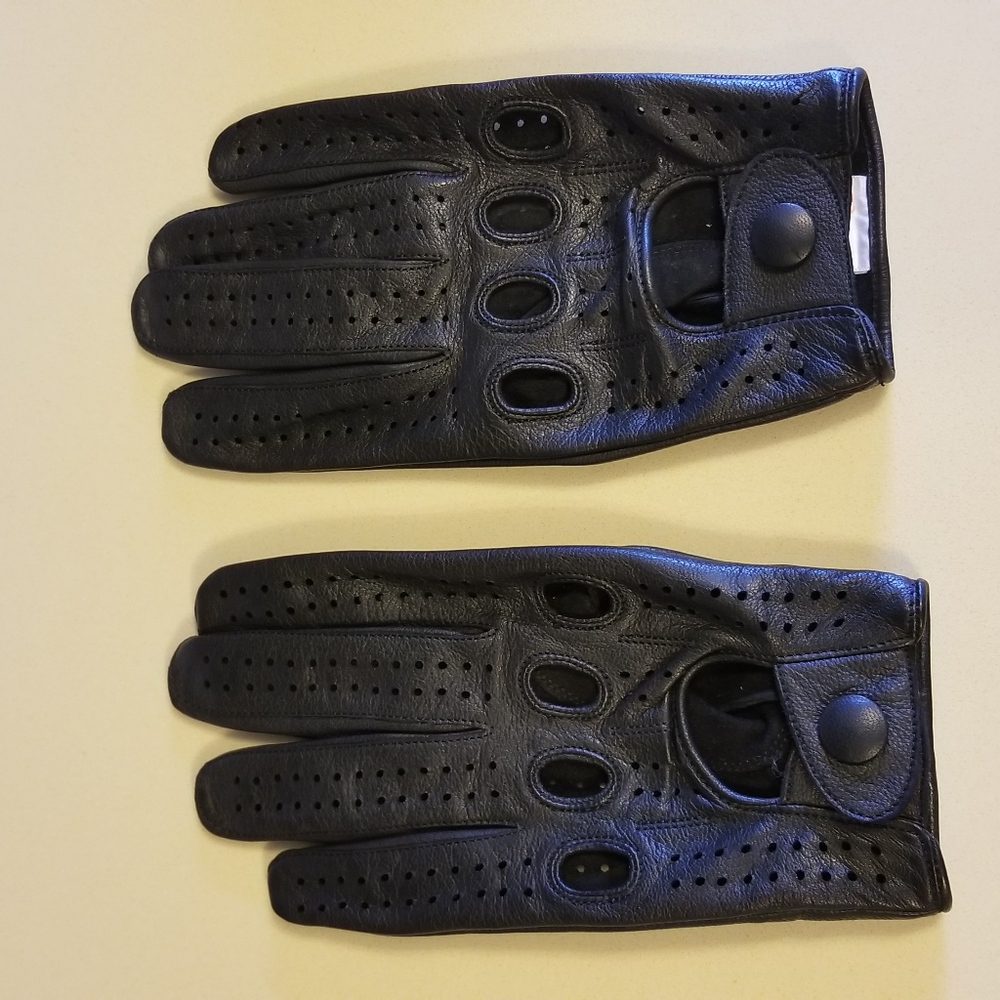 MENS LEATHER DRIVING GLOVES